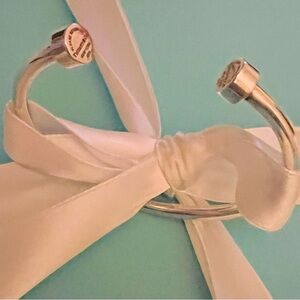 Return to Tiffany Narrow Circle Edge Cuff in Sterling Silver